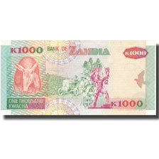 Banknote, Zambia, 1000 Kwacha, 1992, 1992, KM:40a, UNC(60-62)