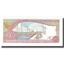 Banknote, Maldives, 20 Rufiyaa, 1987, 1987, KM:12a, UNC(65-70)