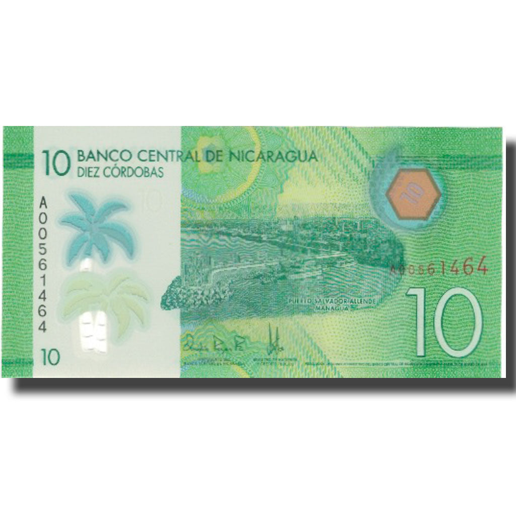 Banknote, Nicaragua, 10 Cordobas, 2014, 2014, UNC(65-70)