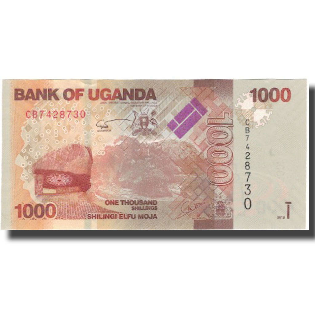 Banknote, Uganda, 1000 Shillings, 2015, 2015, UNC(65-70)