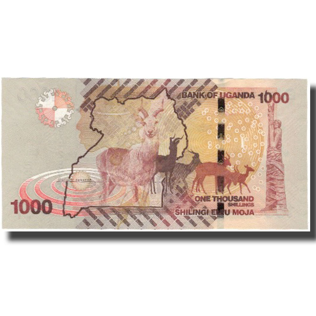 Banknote, Uganda, 1000 Shillings, 2015, 2015, UNC(65-70)