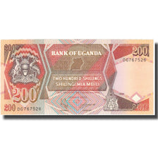 Geldschein, Uganda, 200 Shillings, 1994, 1994, KM:32b, UNZ