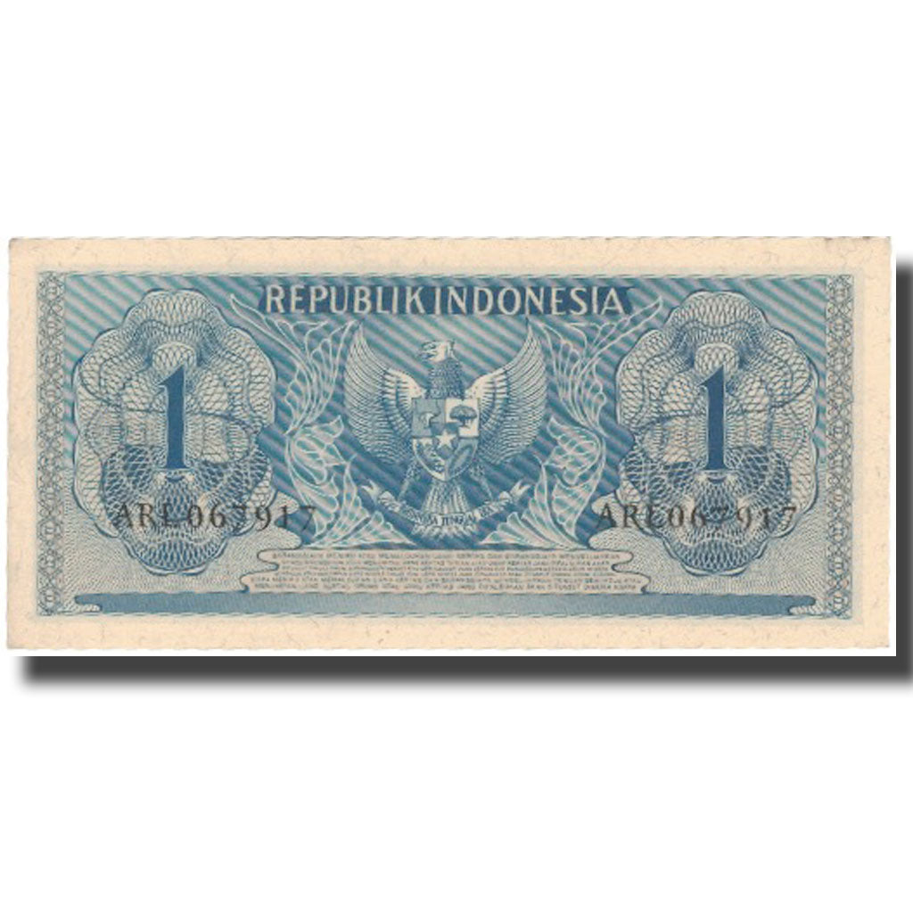 Banconote, Indonesia, 1 Rupiah, 1954, 1954, KM:72, FDS