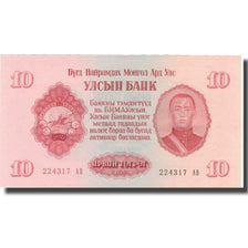 Biljet, Mongolië, 10 Tugrik, 1955, 1955, KM:31, NIEUW