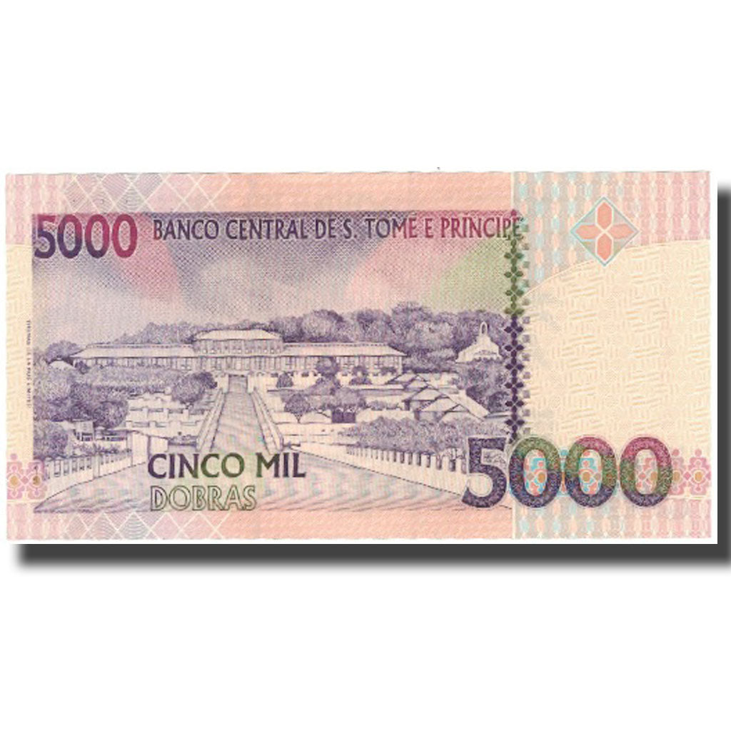 Nota, São Tomé e Príncipe, 5000 Dobras, 1996, 1996-10-22, KM:65b, UNC(65-70)