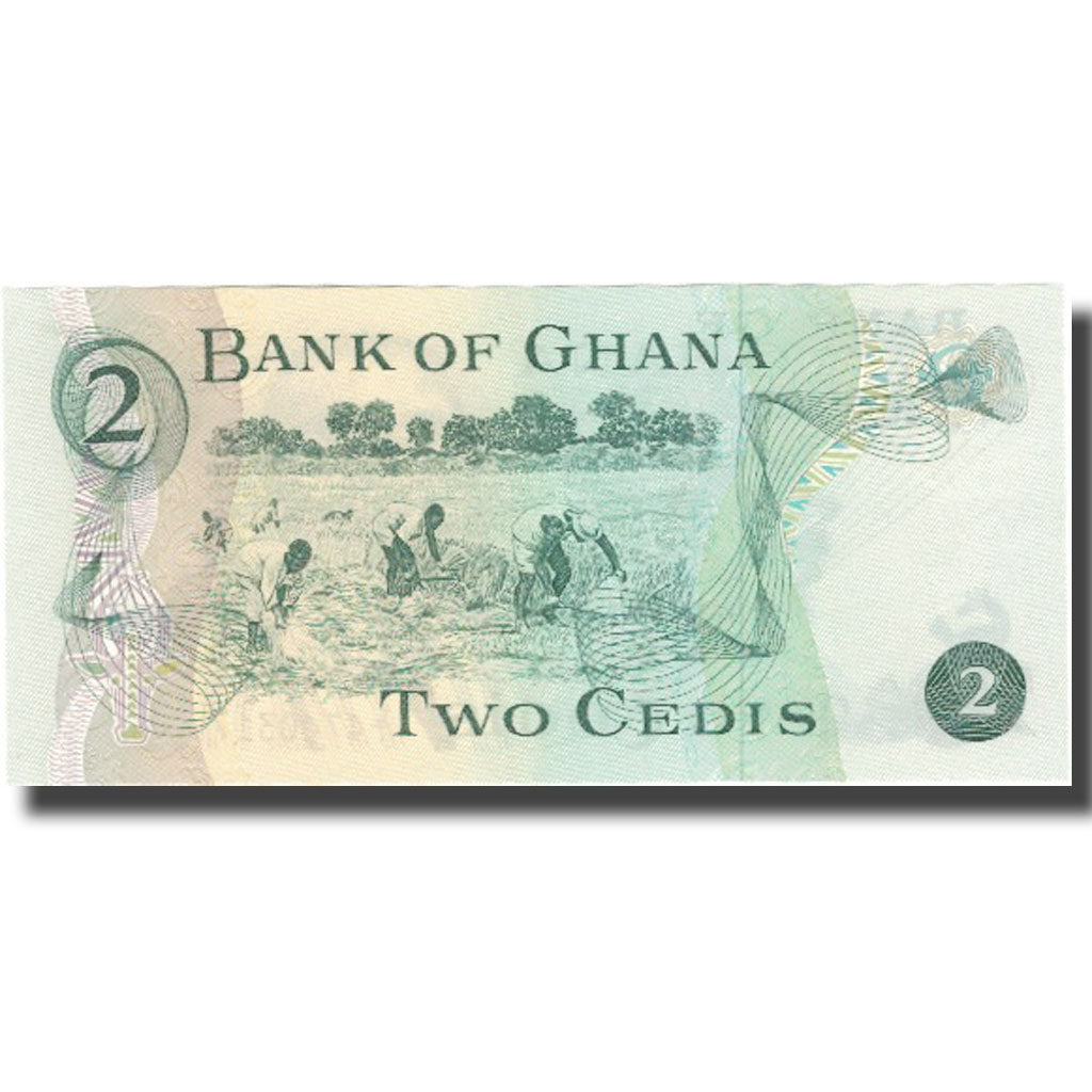 Banknote, Ghana, 2 Cedis, 1977, 1977-01-02, KM:14c, UNC(65-70)