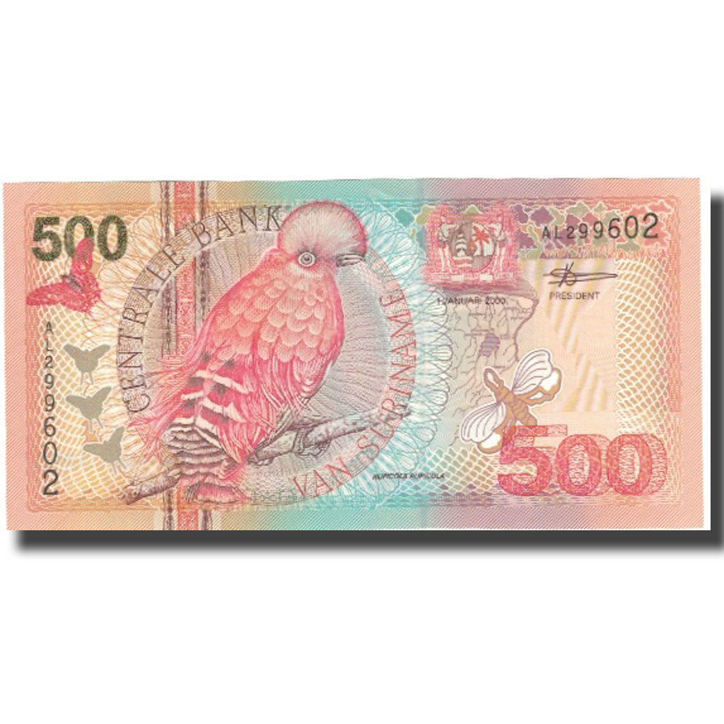 Banknote, Surinam, 500 Gulden, 2000, 2000-01-01, KM:150, UNC(65-70)