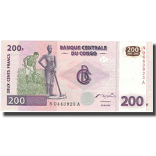 Banknote, Congo Democratic Republic, 200 Francs, 2000, 2000-06-30, KM:95a