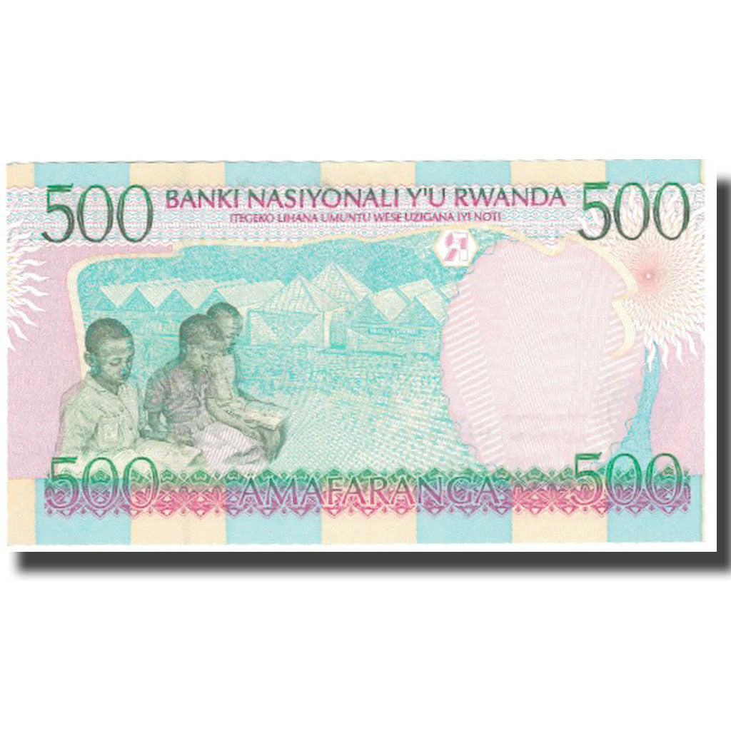 Banknote, Rwanda, 500 Francs, 1998, 1998-12-01, KM:26a, UNC(65-70)