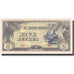Billet, Birmanie, 5 Rupees, Undated (1944), KM:15b, SUP+