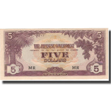 Banknote, MALAYA, 5 Dollars, Undated (1944), KM:M6c, UNC(60-62)