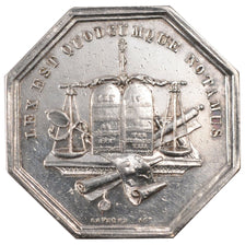 France, Notary, Token, EF(40-45), Silver, Lerouge #182, 11.00