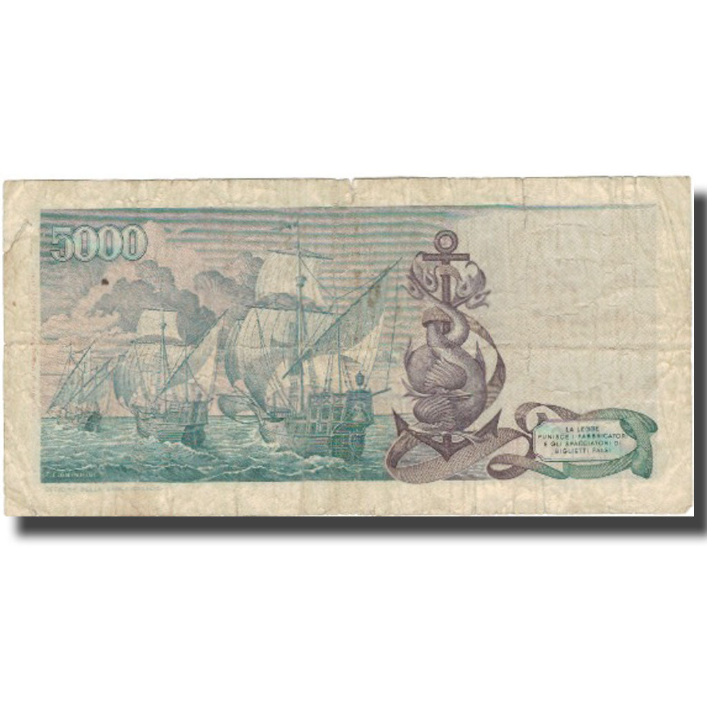 Banknote, Italy, 5000 Lire, 1971, 1971-05-20, KM:102b, F(12-15)