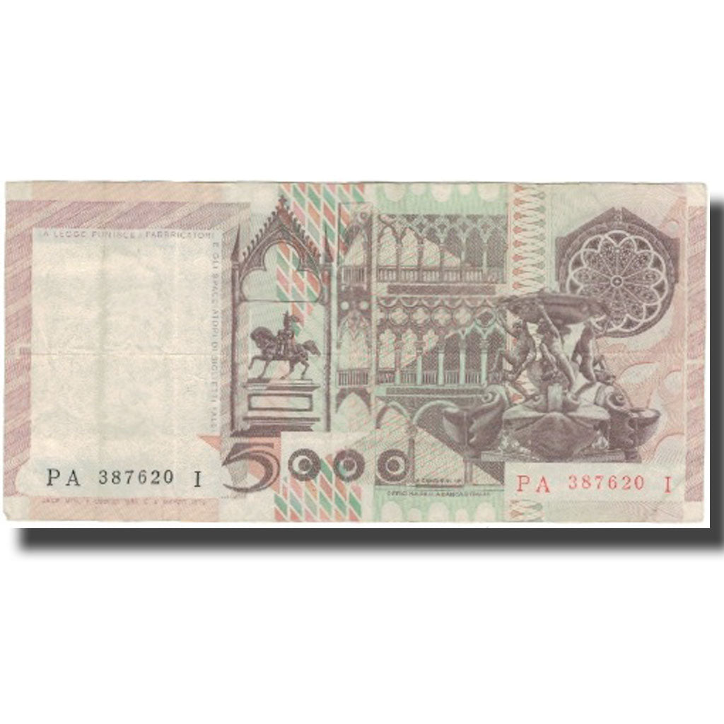 Banknote, Italy, 5000 Lire, 1979, 1979-03-09, KM:105a, EF(40-45)