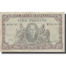 Banconote, Spagna, 100 Pesetas, 1940, 1940-01-09, KM:118a, B+