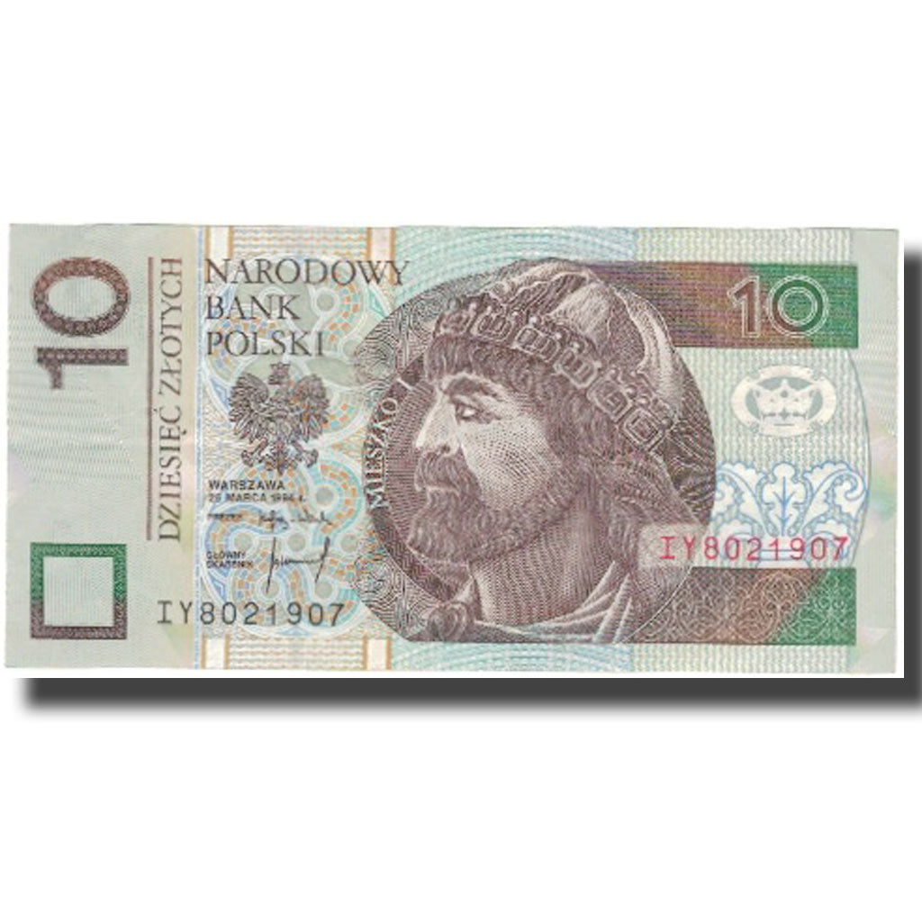 Billet, Pologne, 10 Zlotych, 1994, 1994-03-25, KM:173a, NEUF