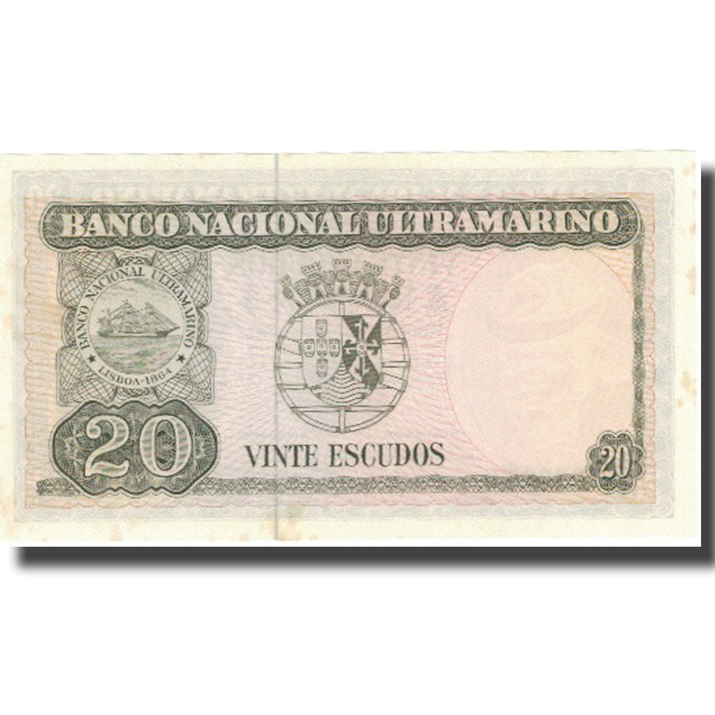 Banconote, Timor, 20 Escudos, 1967, 1967-10-24, KM:26a, SPL