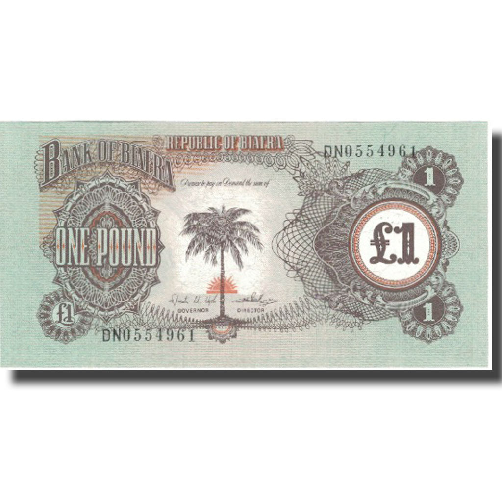 Banconote, Biafra, 1 Pound, undated (1968-69), KM:5a, SPL