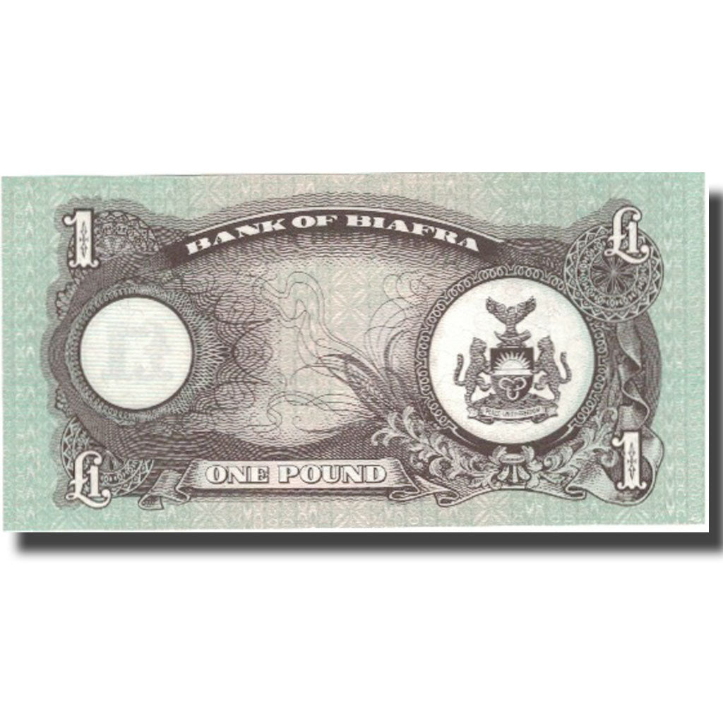 Banconote, Biafra, 1 Pound, undated (1968-69), KM:5a, SPL