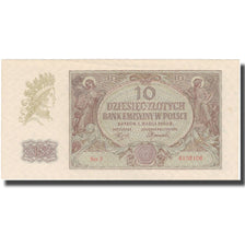 Banknote, Poland, 10 Zlotych, 1940, 1940-03-01, KM:94, AU(55-58)