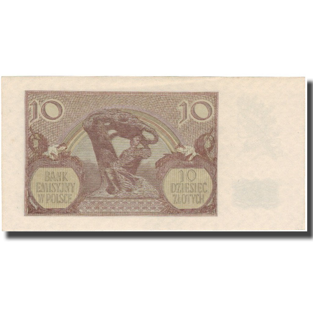 Banknote, Poland, 10 Zlotych, 1940, 1940-03-01, KM:94, AU(55-58)