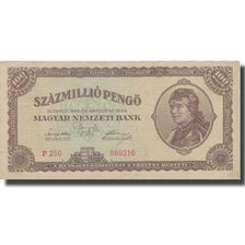 Banknote, Hungary, 100,000,000 Pengö, 1946, 1946, KM:124, EF(40-45)