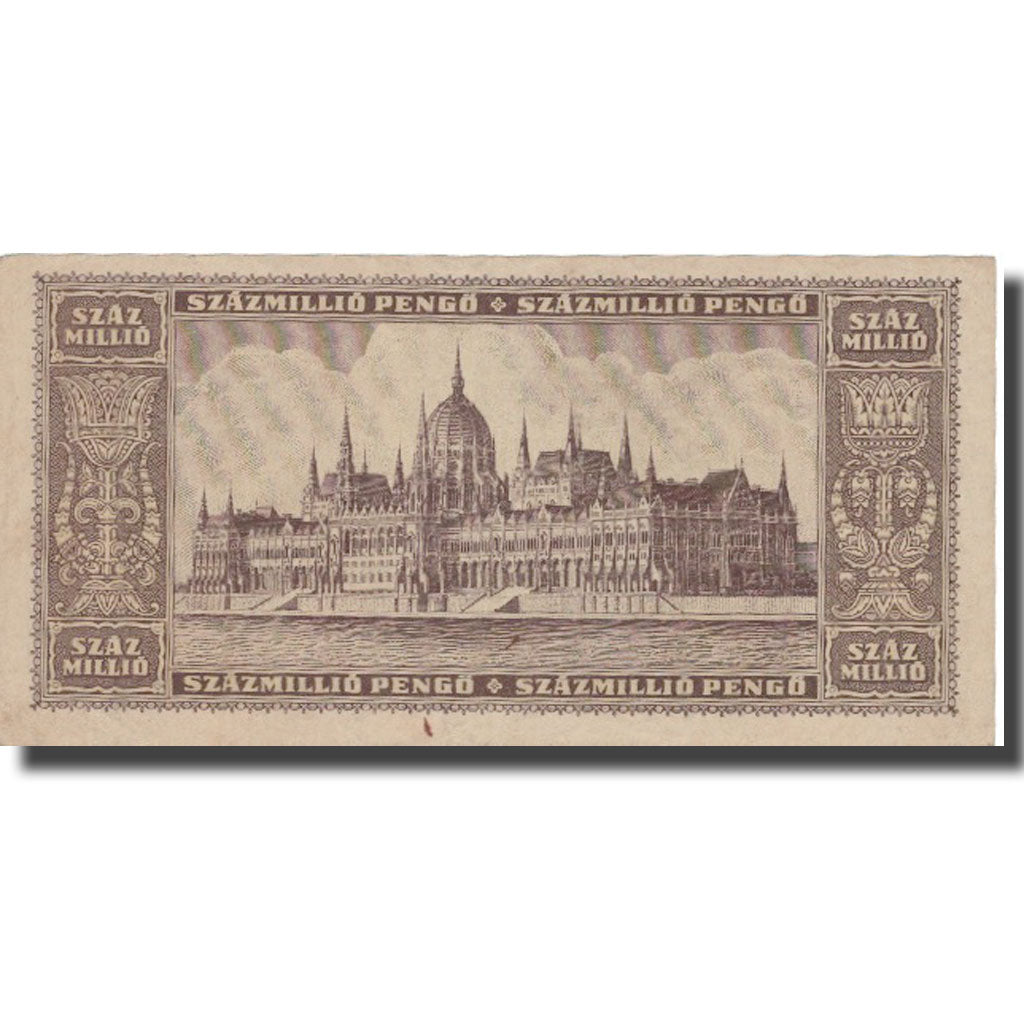 Banknote, Hungary, 100,000,000 Pengö, 1946, 1946, KM:124, EF(40-45)