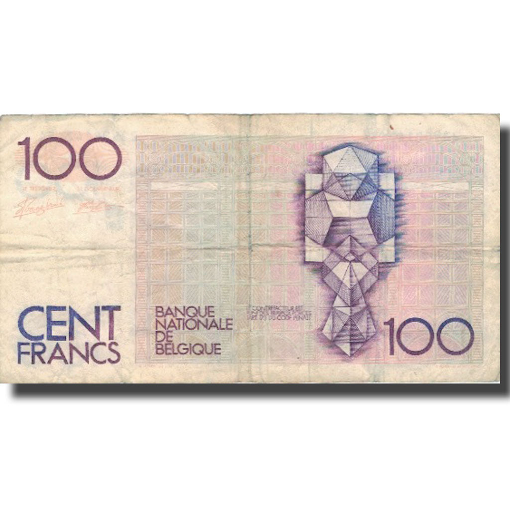 Banknote, Belgium, 100 Francs, Undated (1982-94), KM:142a, VF(20-25)