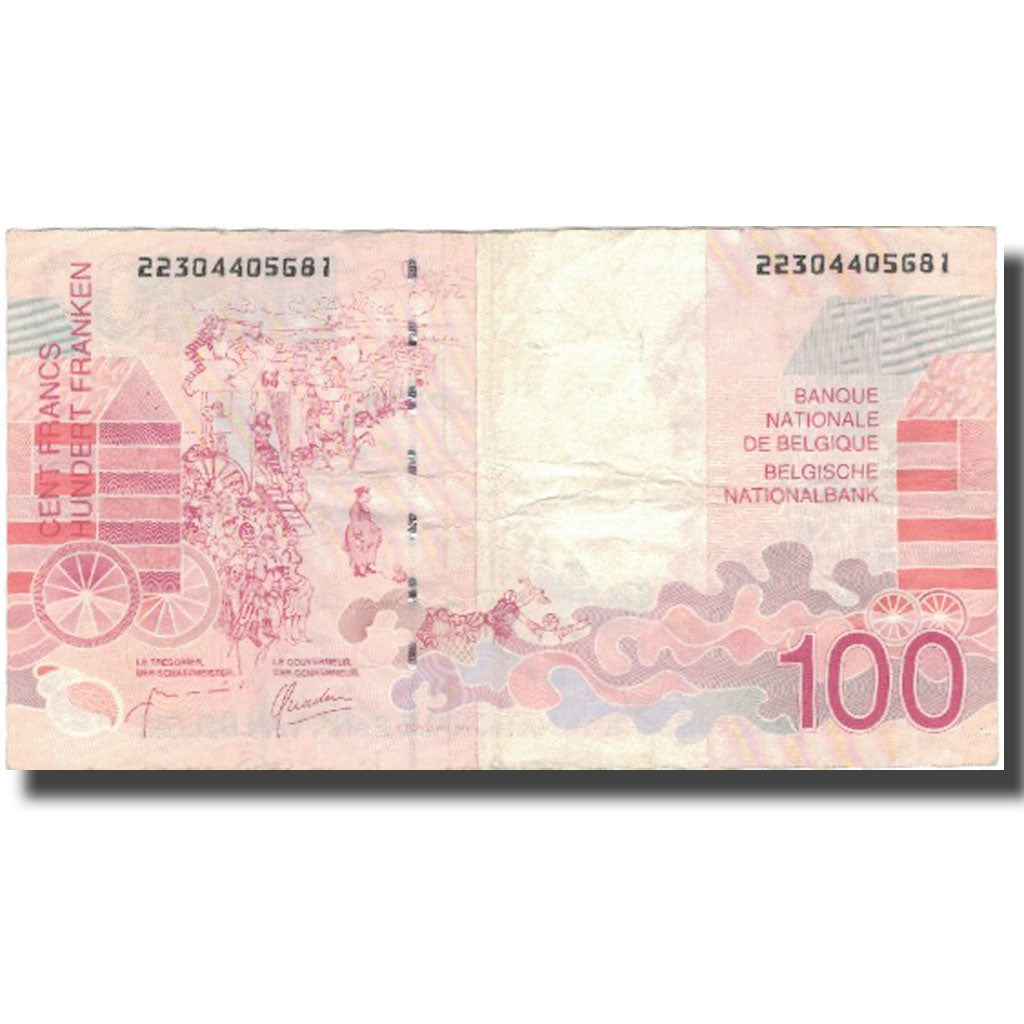 Banknote, Belgium, 100 Francs, Undated (1995-2001), KM:147, EF(40-45)
