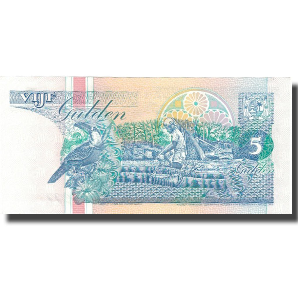 Banconote, Suriname, 5 Gulden, 1998, 1998-02-10, KM:136a, FDS
