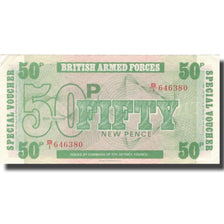 Nota, Grã-Bretanha, 50 New Pence, KM:M46a, UNC(63)
