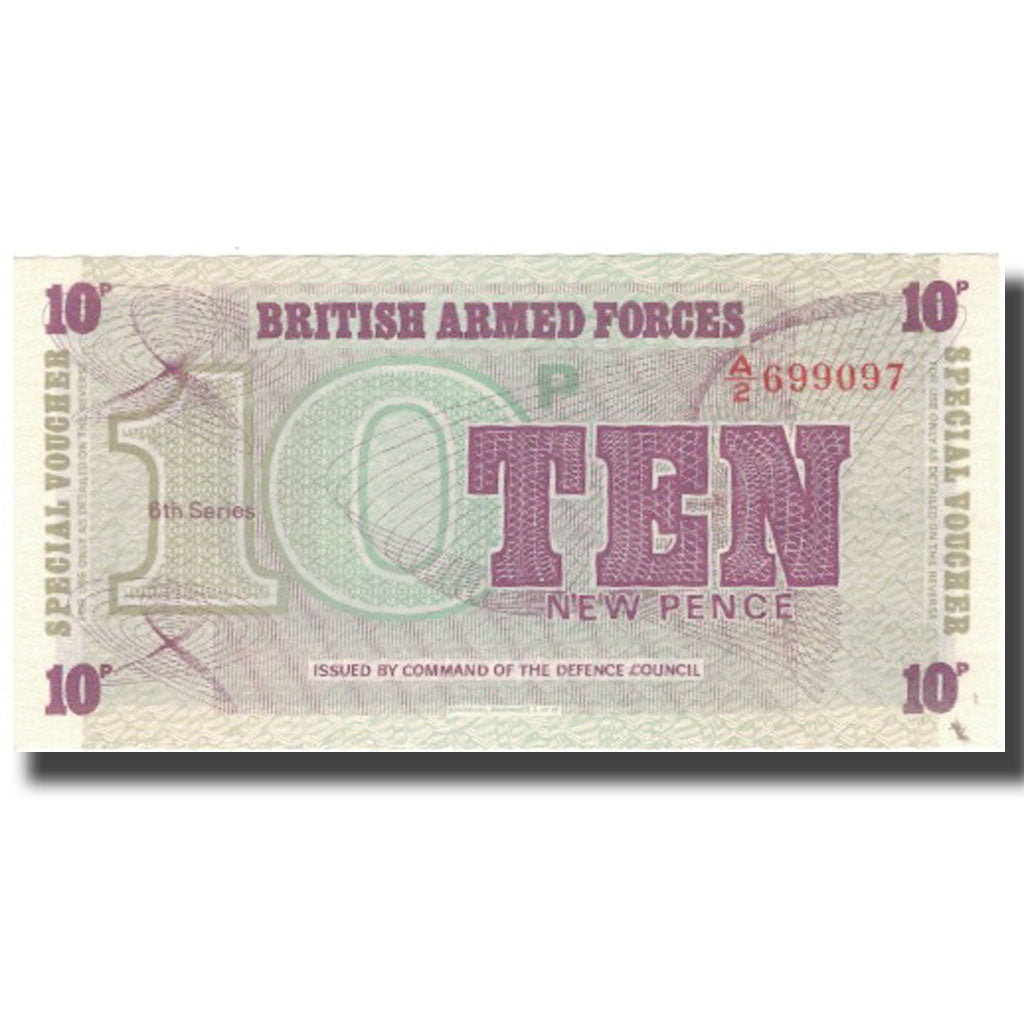 Banknote, Great Britain, 10 New Pence, KM:M45a, UNC(65-70)