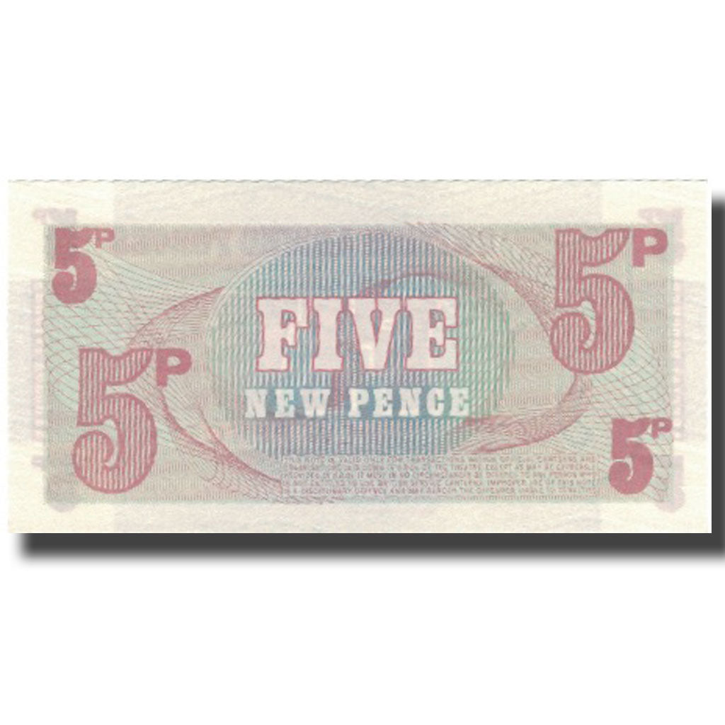 Banconote, Gran Bretagna, 5 New Pence, KM:M44a, FDS