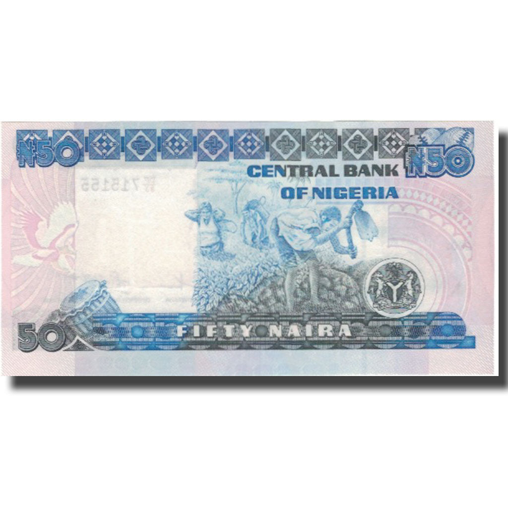 Geldschein, Nigeria, 50 Naira, 2001, 2001, KM:27d, UNZ