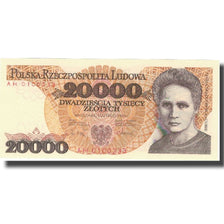 Banknote, Poland, 20,000 Zlotych, 1989, 1989-02-01, KM:152a, UNC(63)