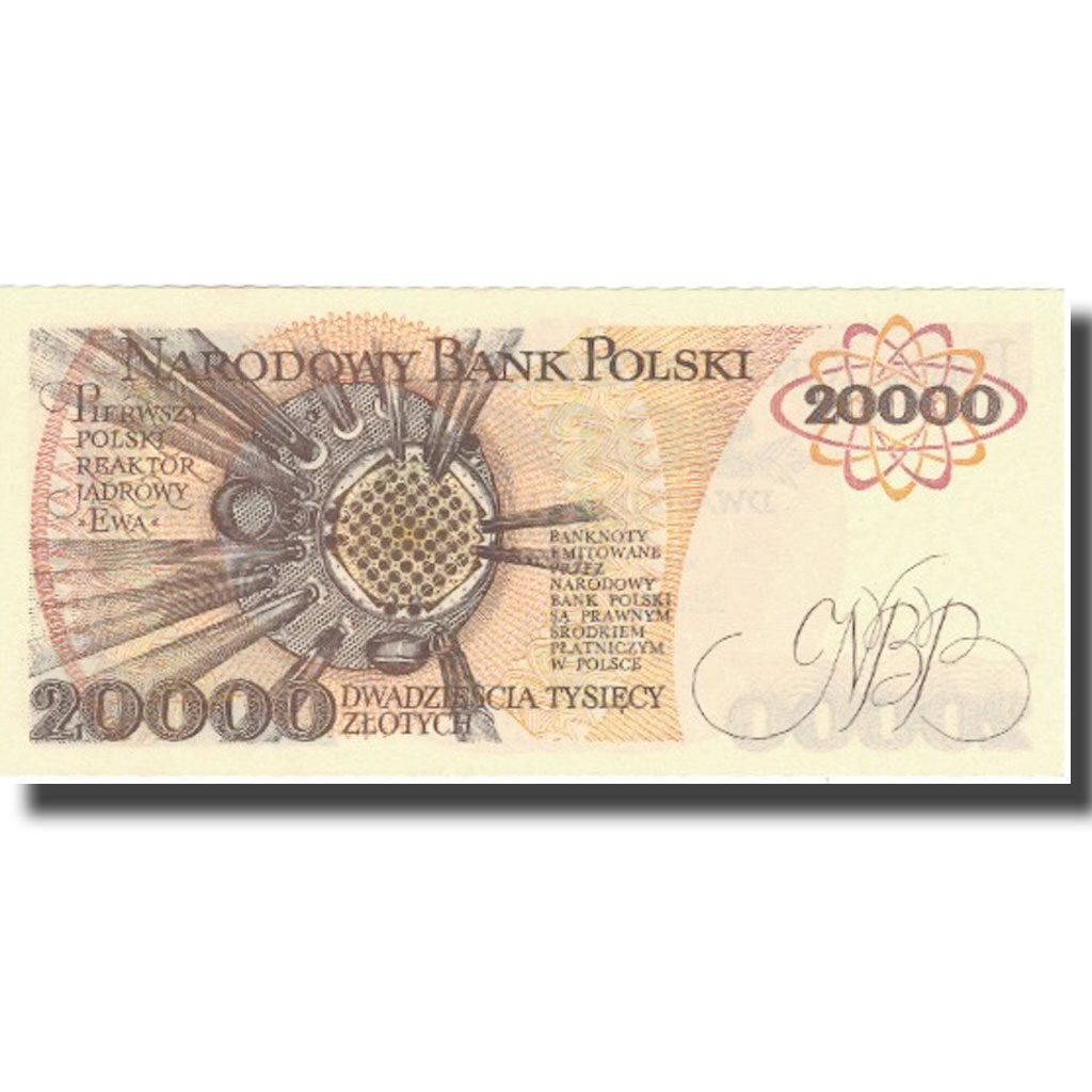 Banknote, Poland, 20,000 Zlotych, 1989, 1989-02-01, KM:152a, UNC(63)