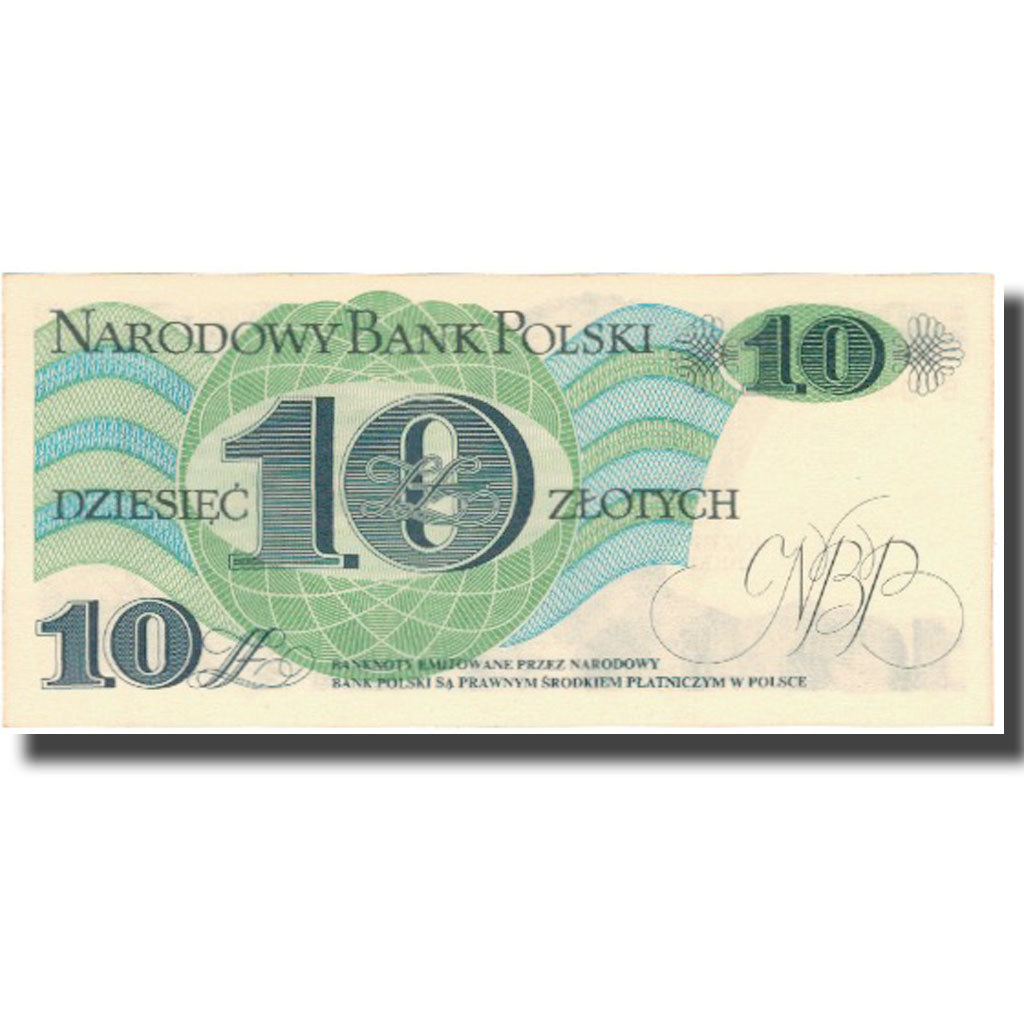 Banknote, Poland, 10 Zlotych, 1982, 1982-06-01, KM:148a, AU(55-58)