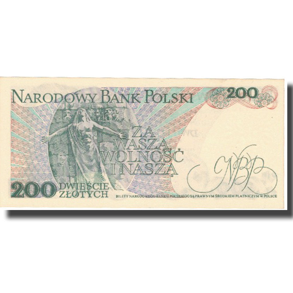 Banknote, Poland, 200 Zlotych, 1986, 1982-06-01, KM:144c, UNC(60-62)