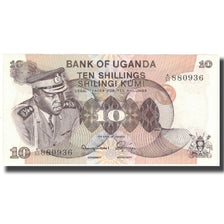 Banknote, Uganda, 10 Shillings, Undated (1973), KM:6c, UNC(65-70)