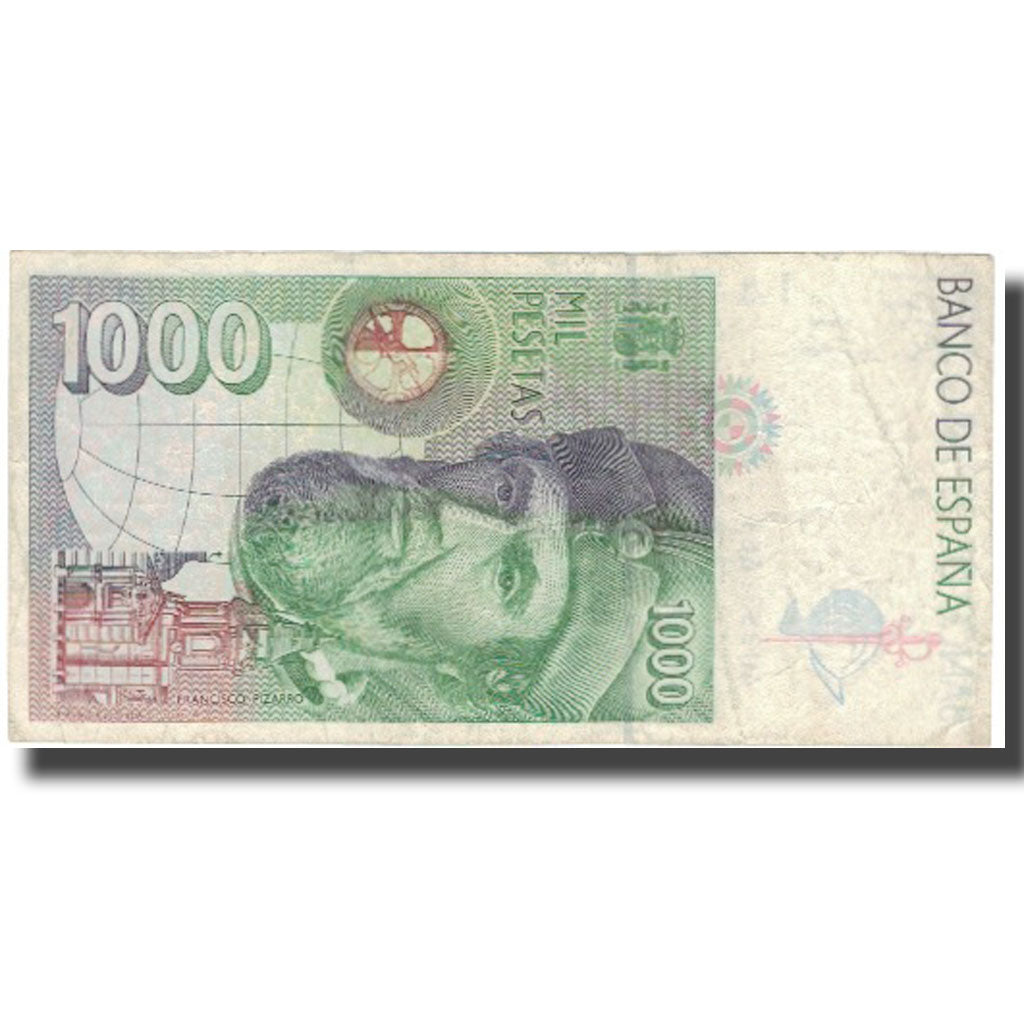 Banknote, Spain, 1000 Pesetas, 1992, 1992-10-12, KM:163, VF(30-35)