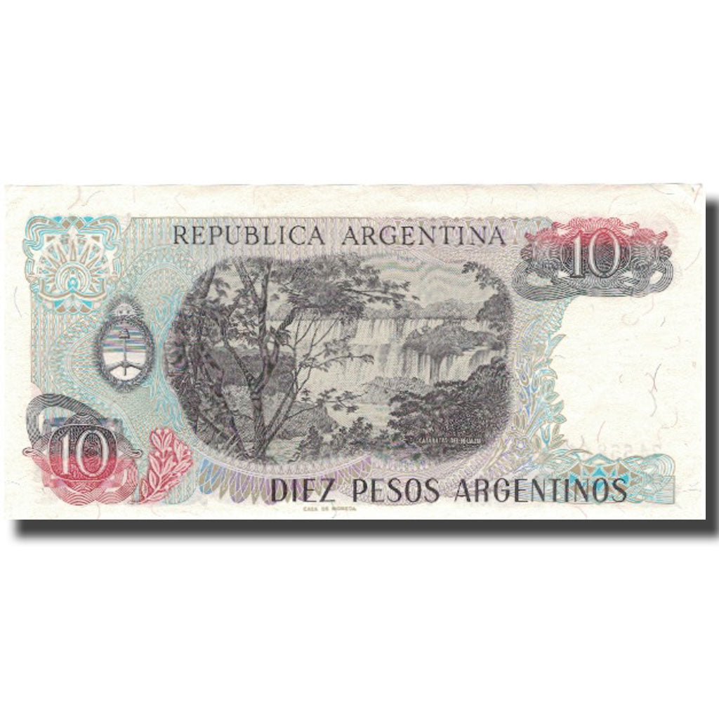 Billet, Argentine, 10 Pesos Argentinos, KM:313a, SUP