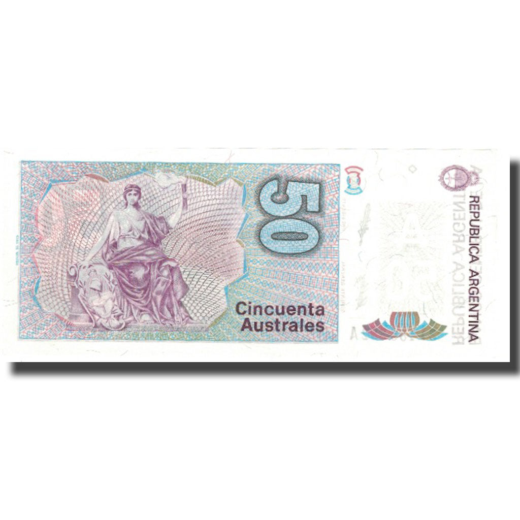 Billet, Argentine, 50 Australes, Undated (1986-89), KM:326b, SUP+