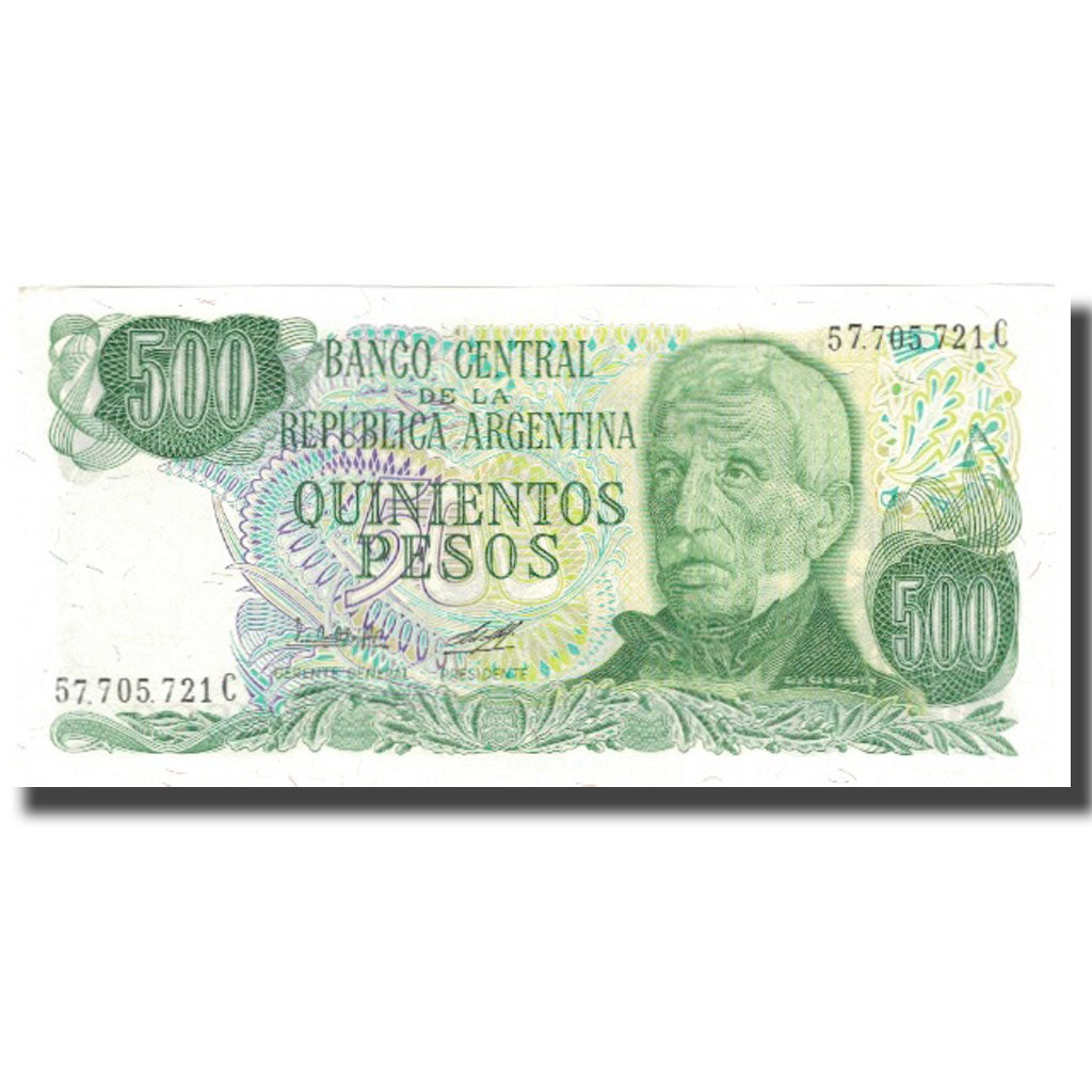 Billet, Argentine, 500 Pesos, Undated (1977-82), KM:303a, SUP+
