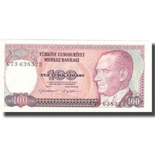 Banknote, Turkey, 100 Lira, 1969, 1969-03-17, KM:182, UNC(65-70)
