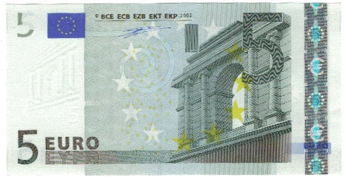 France, 5 Euros, 2002, 2002, UNC(65-70)