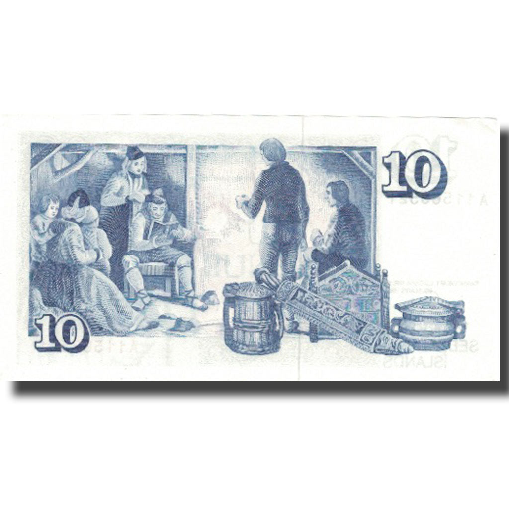 Banknote, Iceland, 10 Kronur, 1961, 1961-03-29, KM:48a, AU(55-58)