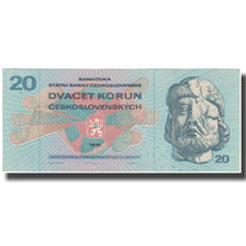 Banknote, Czechoslovakia, 20 Korun, 1970, 1970, KM:92, UNC(65-70)