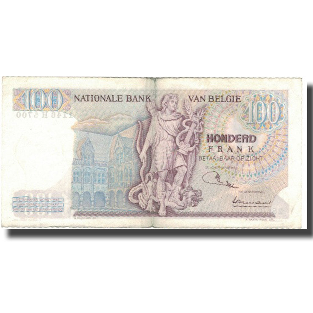 Banknote, Belgium, 100 Francs, 1970, 1970-04-15, KM:134a, VF(30-35)