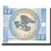 Billet, KYRGYZSTAN, 50 Tyiyn, Undated (1993), KM:3, SPL