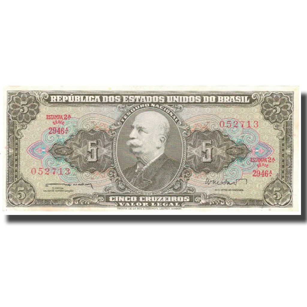 Banconote, Brasile, 5 Cruzeiros, Undated (1962-64), KM:176a, SPL